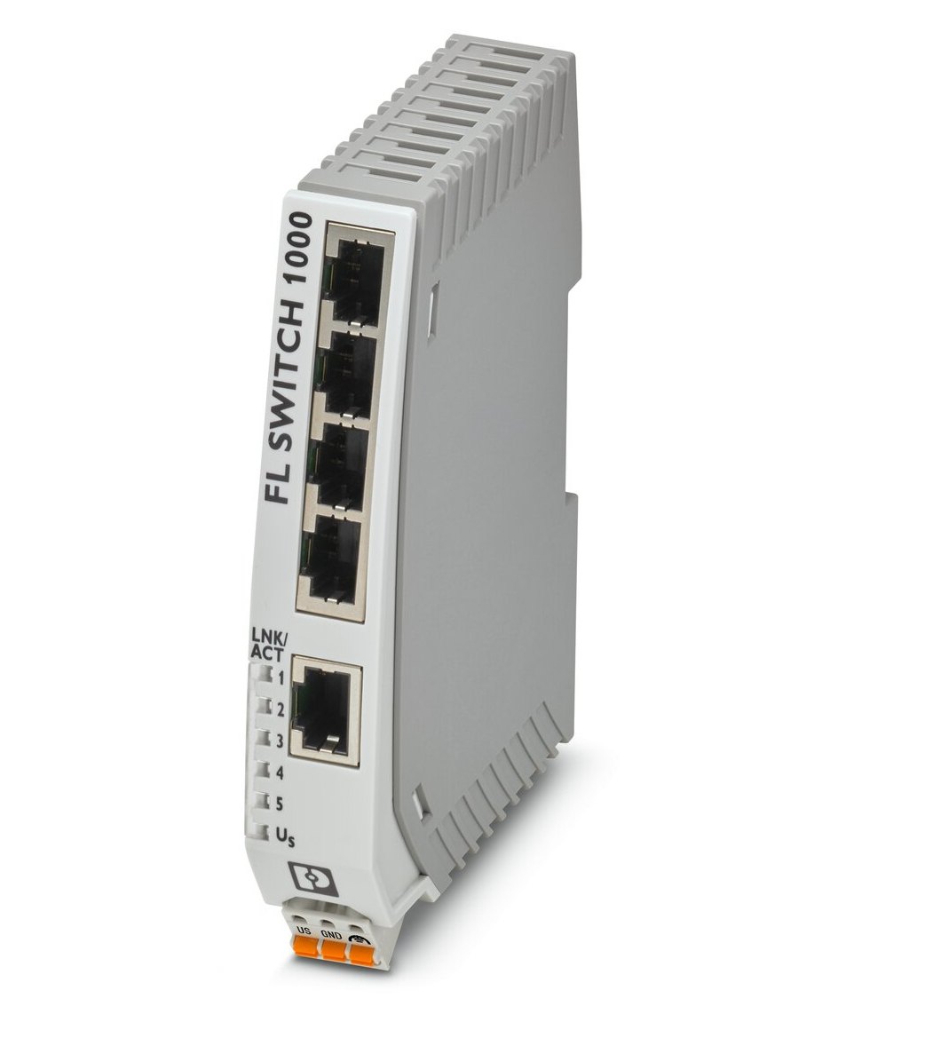 Phoenix Contact 1085039, 5 Ports Unmanaged Industrial Ethernet Switch