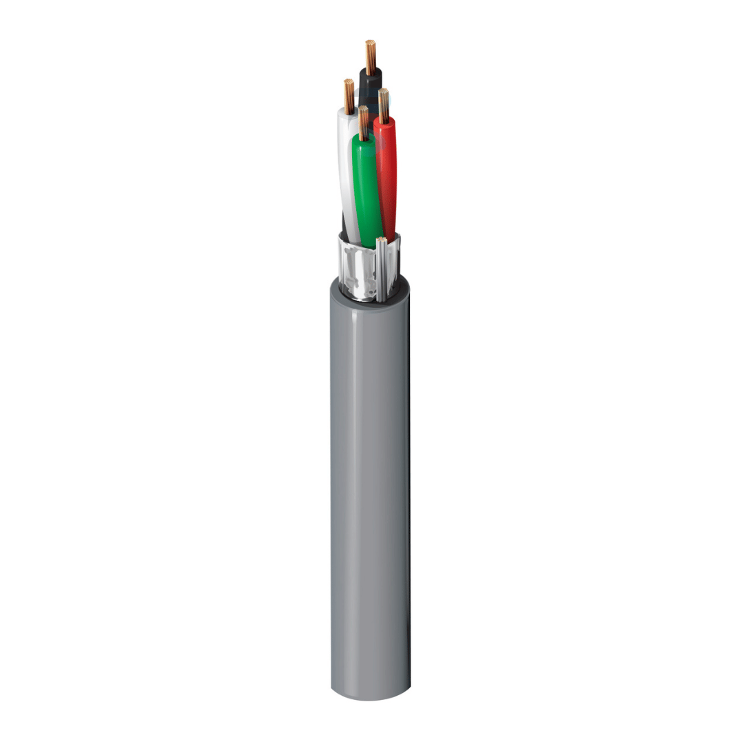 Belden 5502FE, 22 AWG 2-Core Shielded Plenum Cable