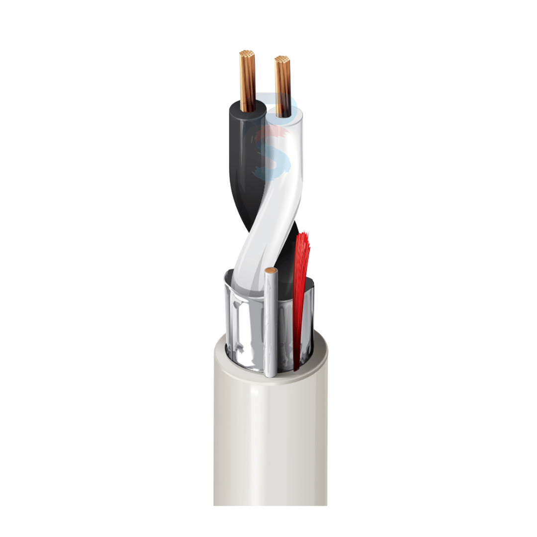 Belden 5400FE, 20 AWG 2-Core Shielded Plenum Cable