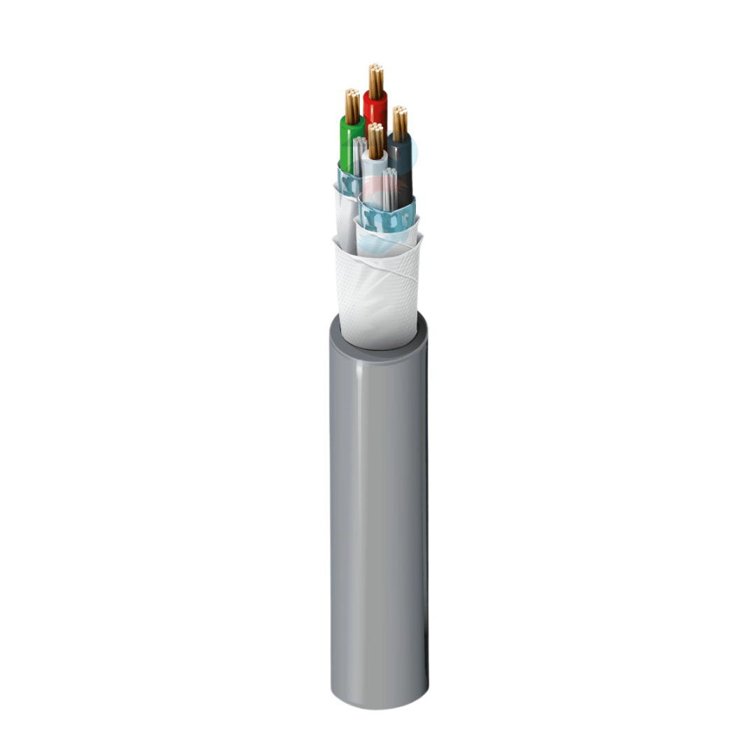 Belden 5541P1, 22 AWG 4-Core Shielded Plenum Cable