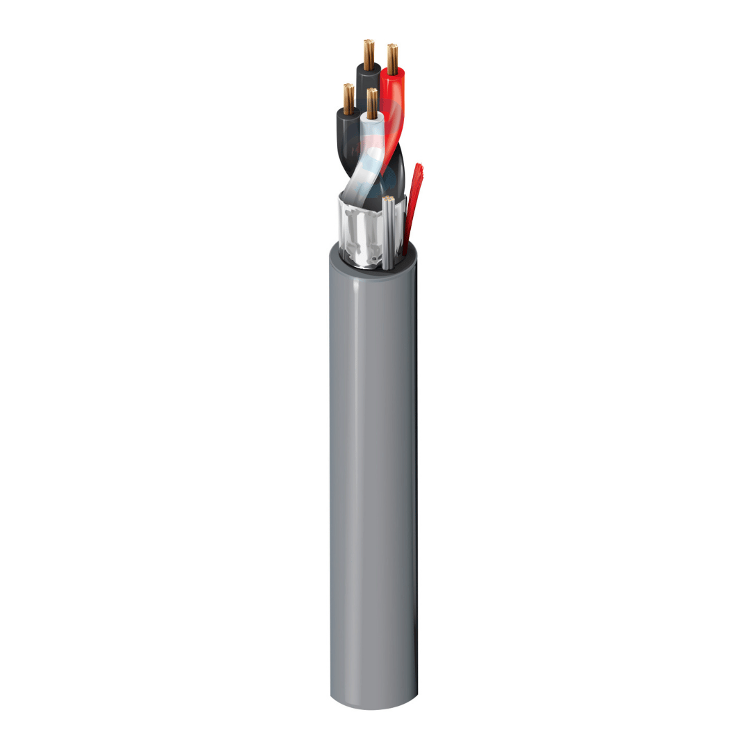 Belden 5541FE, 22 AWG 4-Core Shielded Plenum Cable