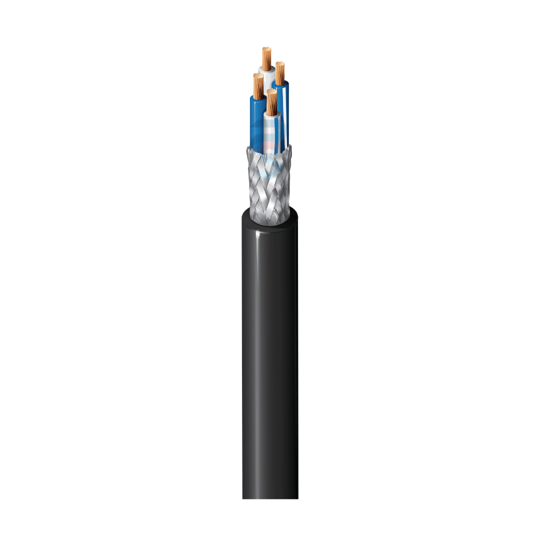 Belden 1192A, 24 AWG 4-Conductor Star-Quad Microphone Cable