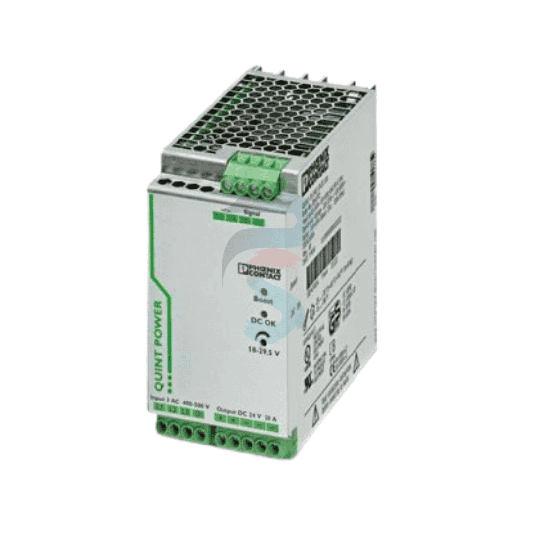 Phoenix Contact 2866792, QUINT-PS3AC24DC20 3PH 24VDC 20A Power Supply