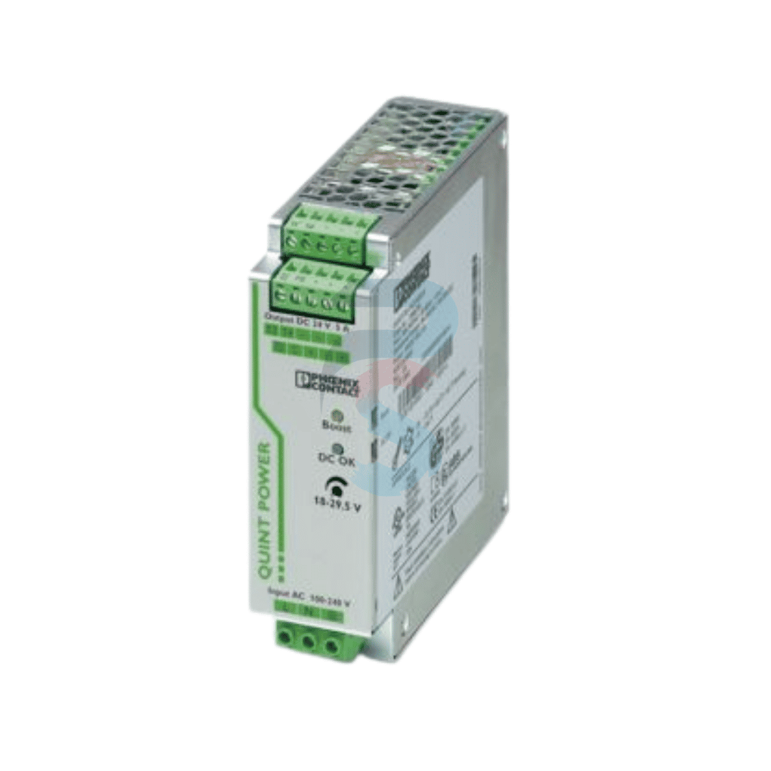 Phoenix Contact 2866750, QUINT-PS/1AC/24DC/5 1PH 24VDC 5A Power Supply