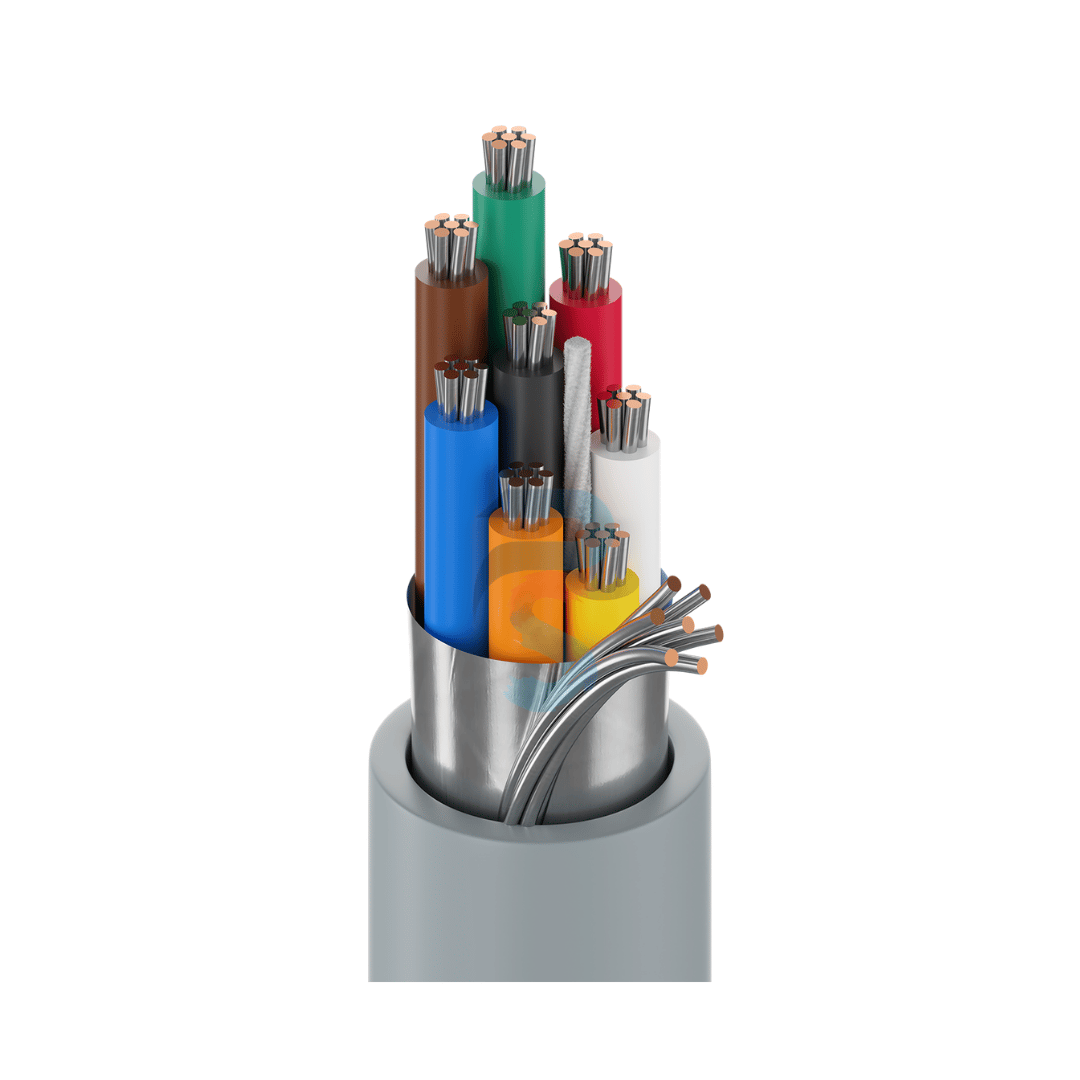Belden 9538, 24 AWG 8-Core Shielded Computer & Instrumentation Cable