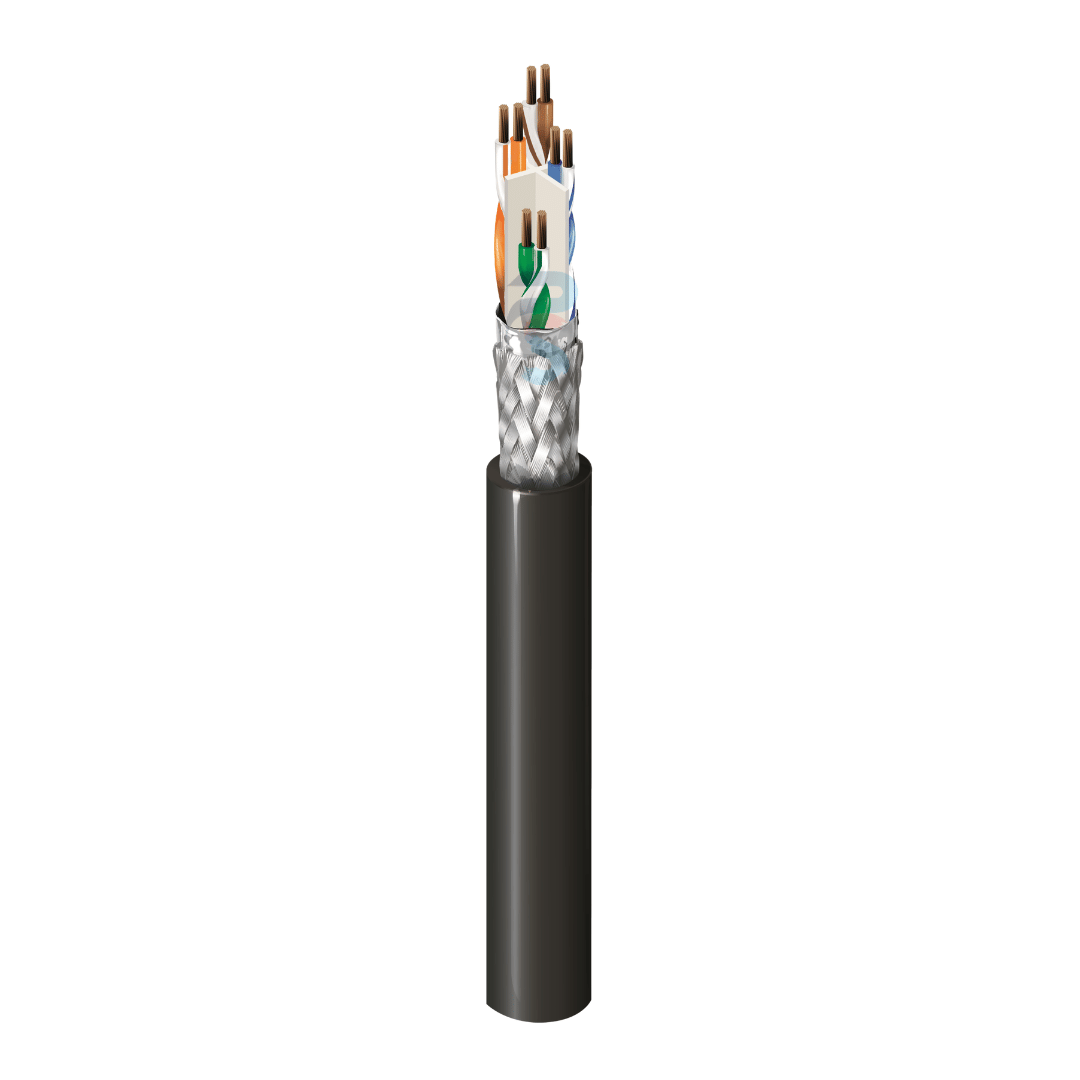 Belden 50106HFP, 18 AWG 6-Core Shielded Plenum Cable