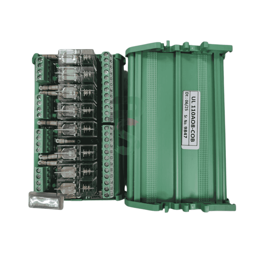 UL110A08-COB, 8 Channel, 1 COB, 110 AC Relay Module